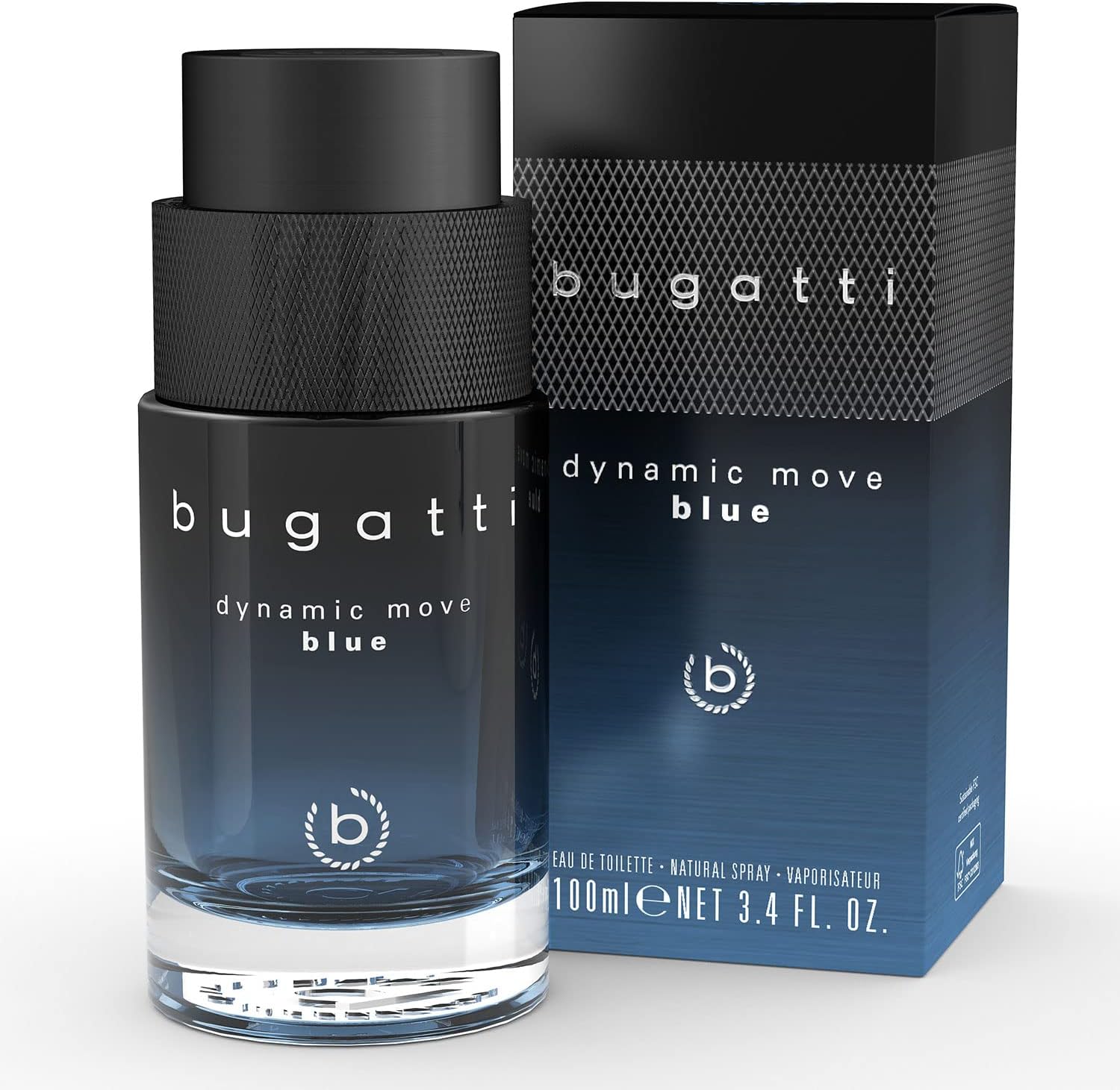 Bugatti Dynamic Move Blue EDT - машки 100мл - Image 2